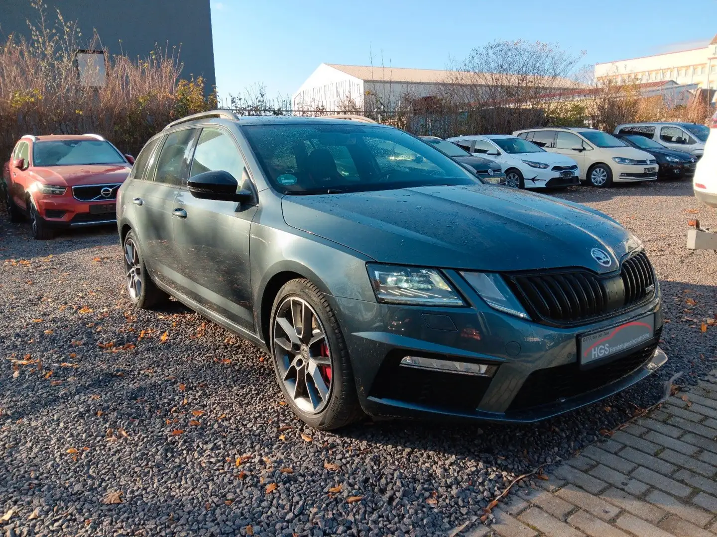 Skoda Octavia Combi RS 245 Navi LED Klima Sitzheizung Gris - 1