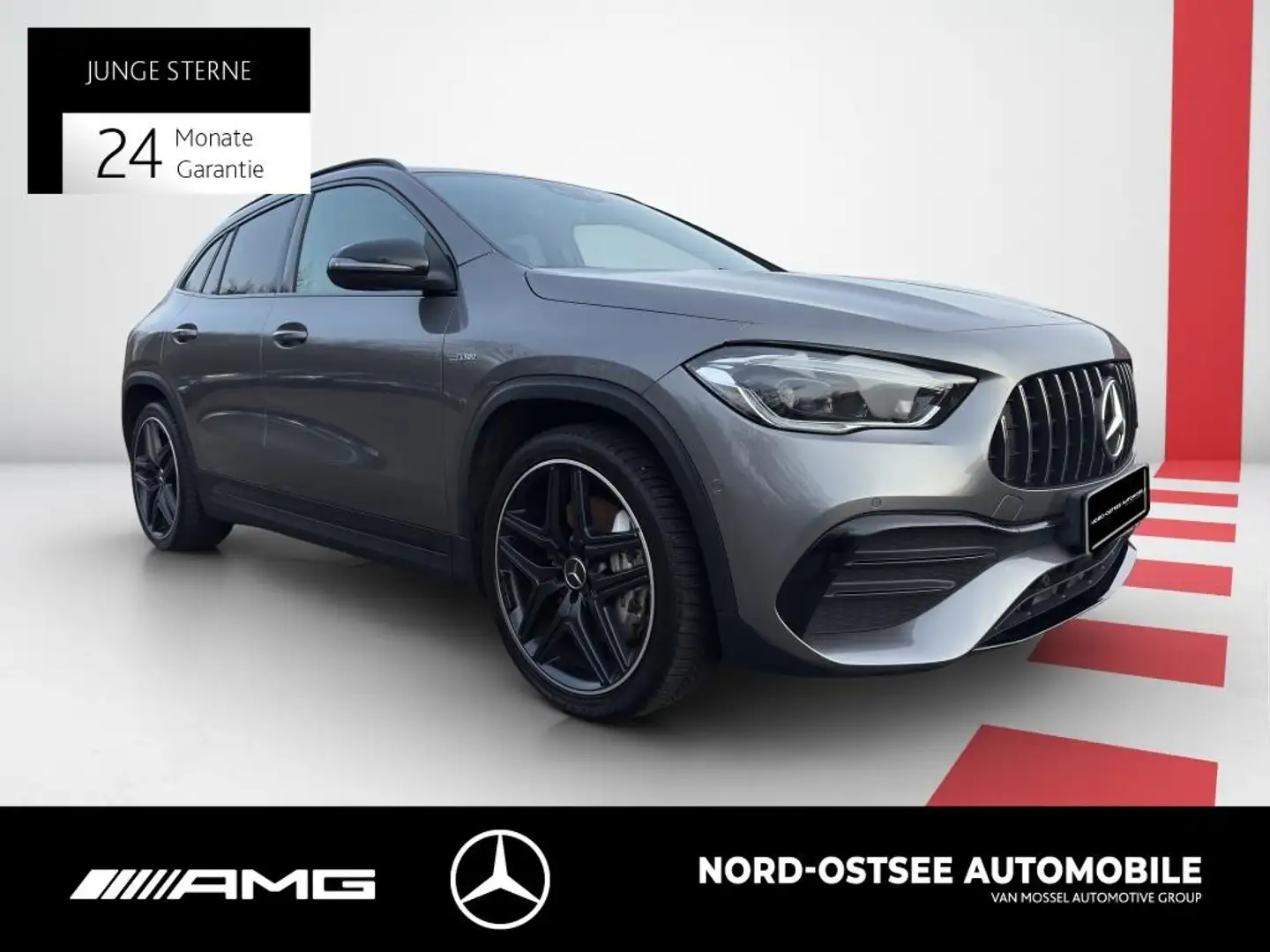 Mercedes-Benz A 35 AMG GL 4M NAVI KAMERA TOTWINKEL PANO NIGHT Grau - 2