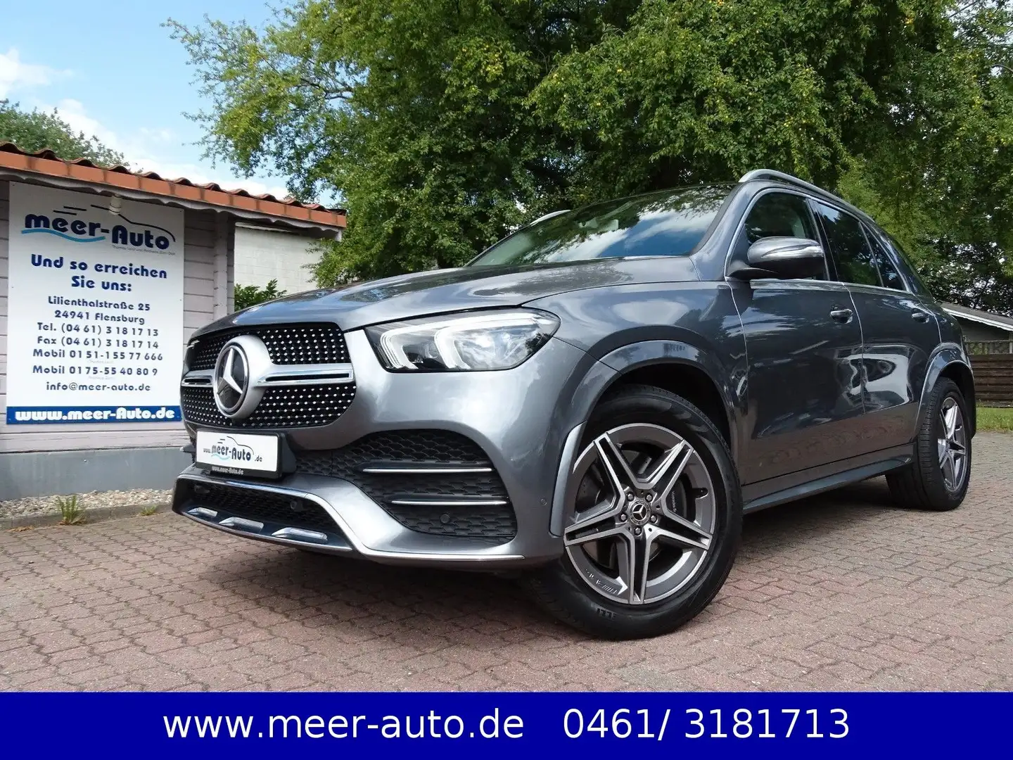 Mercedes-Benz GLE 400 d 4Matic AMG/AHK/LUFT/PANO/SHZ/RFK/LED Grau - 1