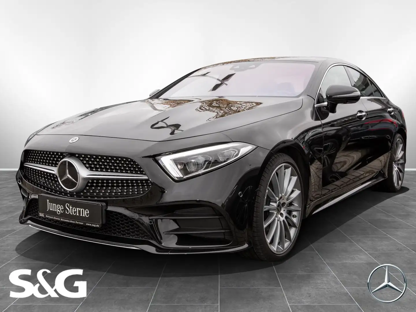 Mercedes-Benz CLS 450 4M AMG AHK+Distro+Standhz+ESHD+Spurwechs Schwarz - 1