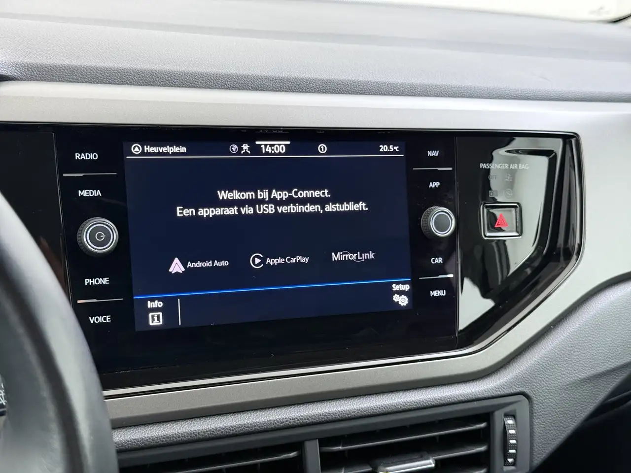 Volkswagen Polo 1.0TGI CNG 5Drs Adap.Cruise Apple Carplay Android, миниатюра 12
