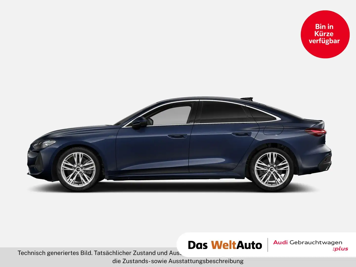 Audi A5 Limousine e-hybrid quattro 220 kW Blau - 1