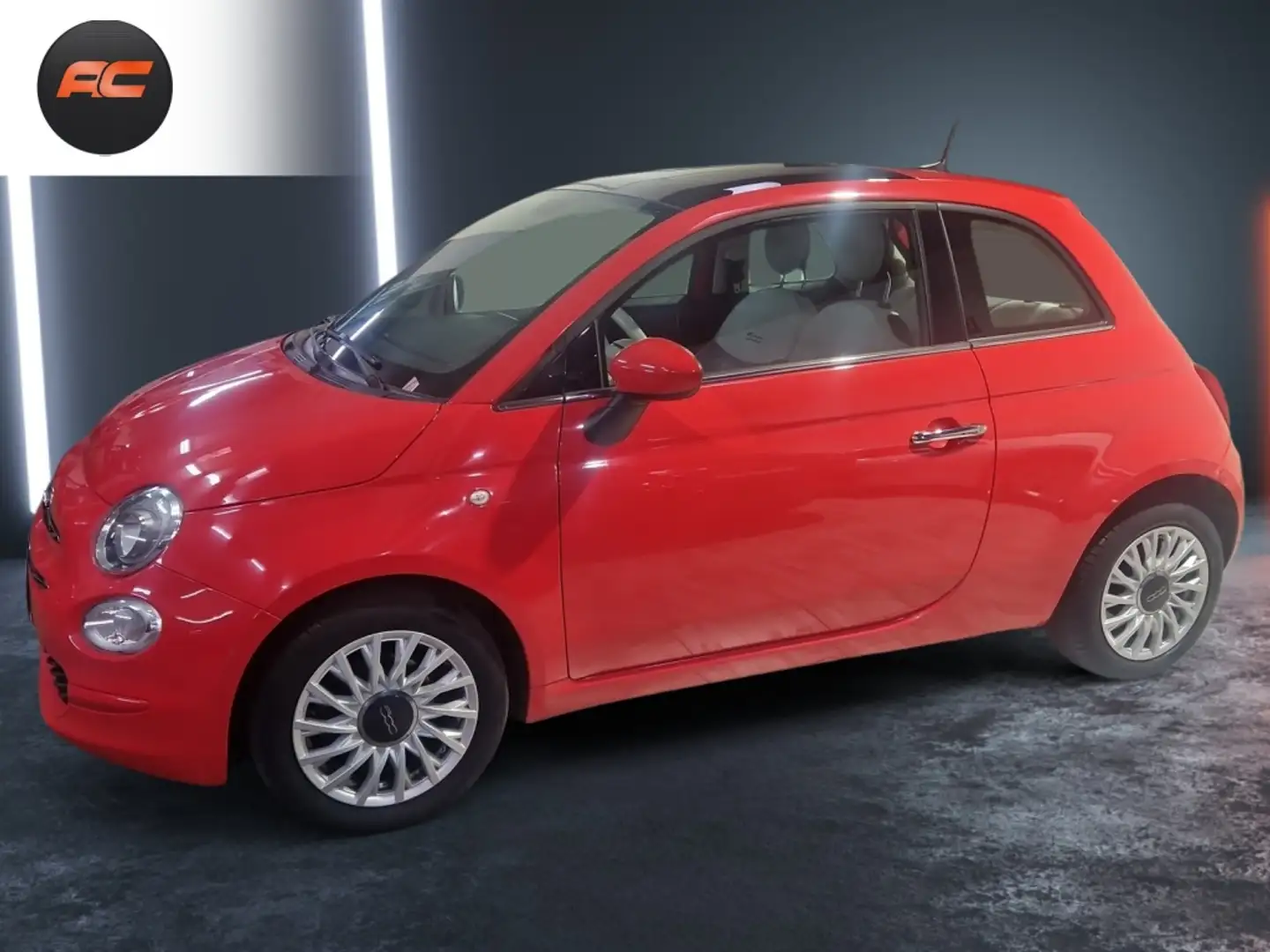 Fiat 500 1.2 Lounge Rojo - 2