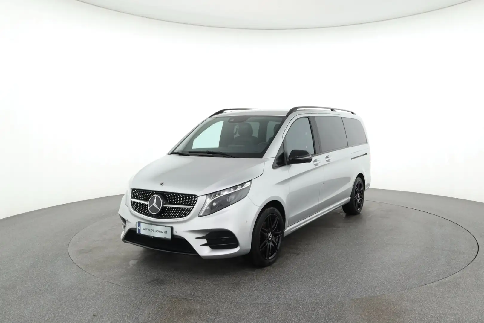 Mercedes-Benz V 300 V300 d 4MATIC EXCLUSIVE Lang 6-Sitzer Aut. Pano Silber - 1