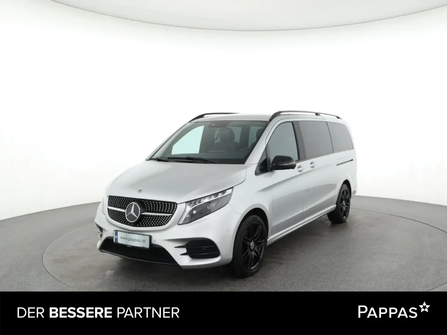 Mercedes-Benz V 300 V300 d 4MATIC EXCLUSIVE Lang 6-Sitzer Aut. Airm Silber - 1