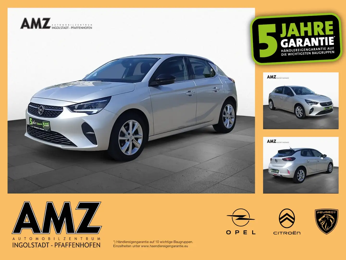 Opel Corsa F Elegance Fernlichtass. Klima Dyn.Licht Argento - 1