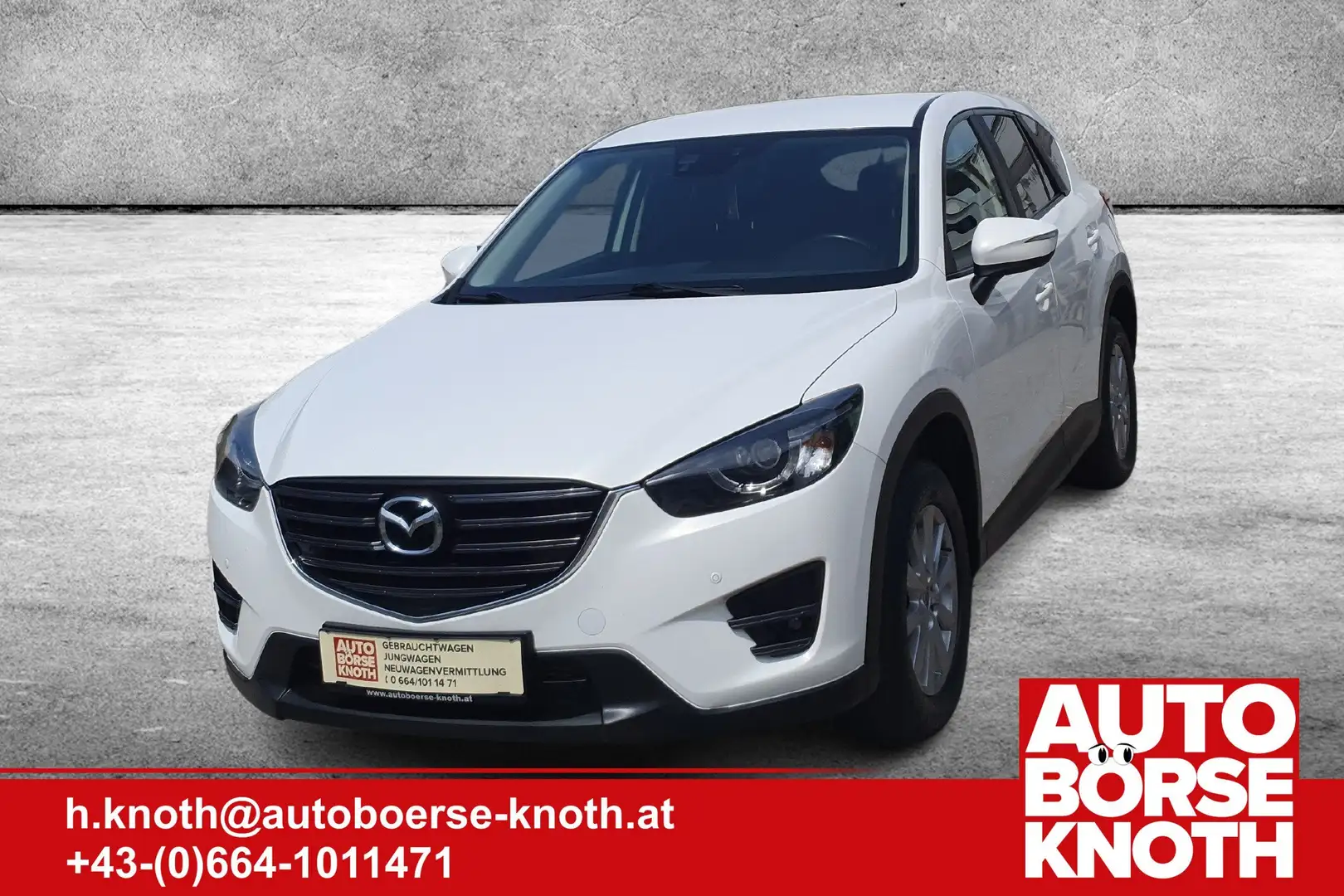 Mazda CX-5 CD150 Attraction 4WD AHV, 4 WKR Weiß - 2