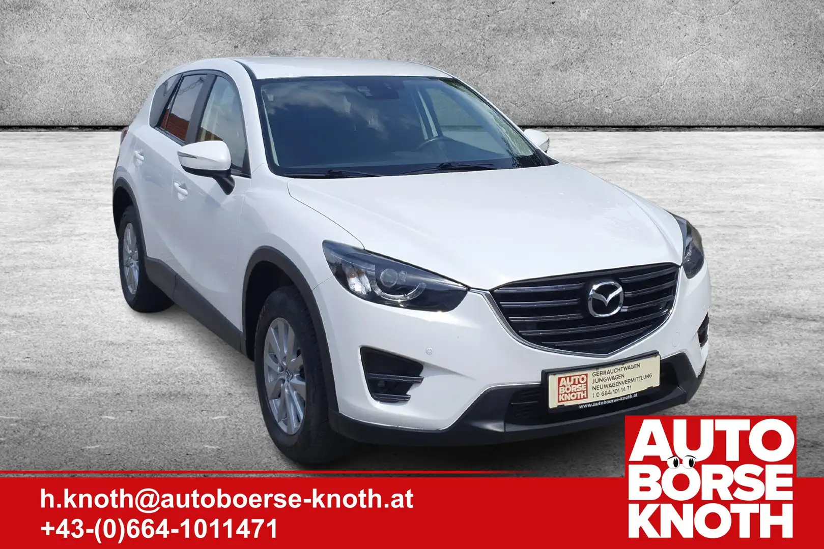 Mazda CX-5 CD150 Attraction 4WD AHV, 4 WKR Weiß - 1