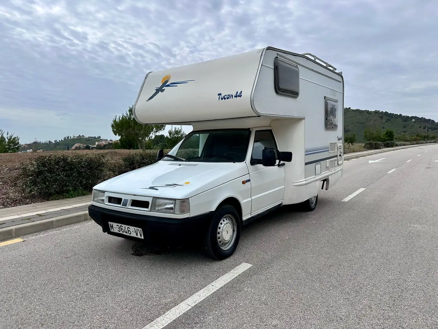 Fiat Fiorino Fiorino Pick Up 1.7 TD AUTOCARAVANA Bianco - 1