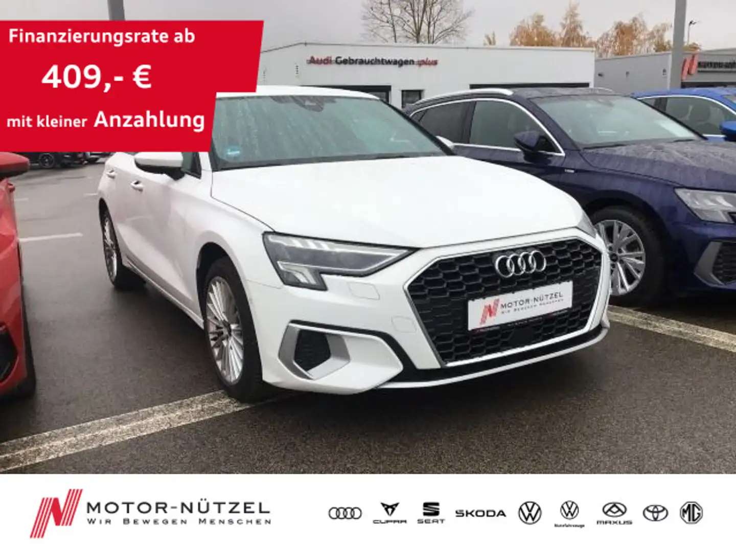 Audi A3 35TFSI S-TR ADVANCED LED+NAV+ACC+VC Weiß - 1