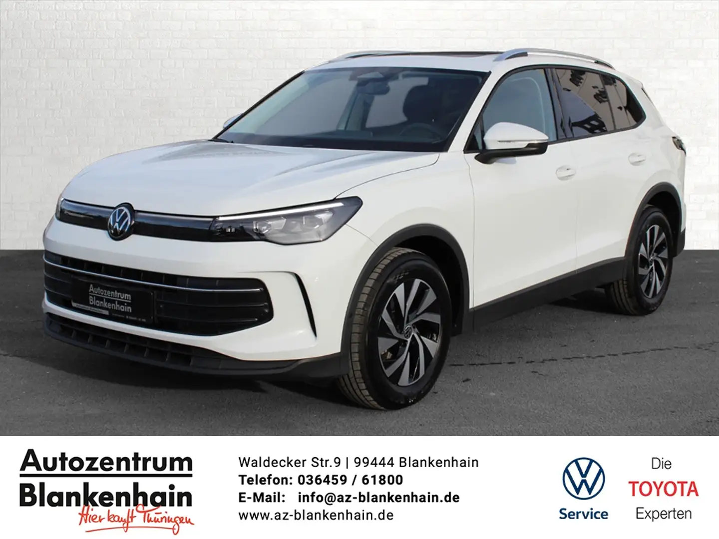 Volkswagen Tiguan 1,5 eTSI  AHK*PanoD*AHK*Head-up-Display Weiß - 1