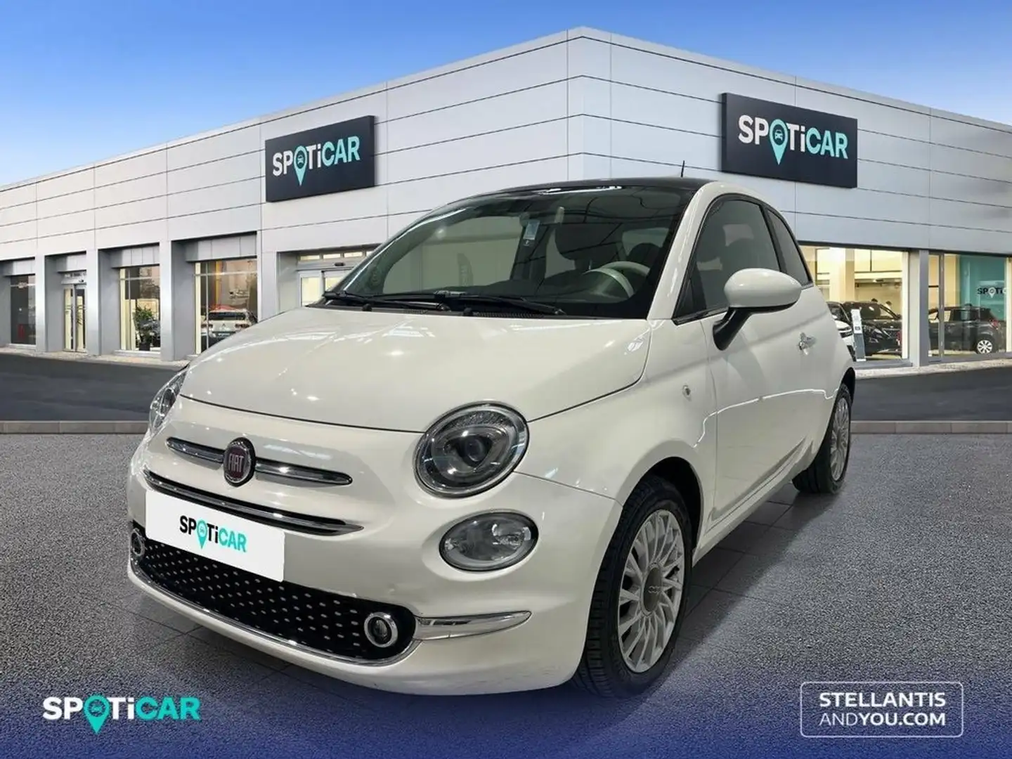 Fiat 500 1.0 Hybrid 51KW (70 CV) Monotrim Wit - 1