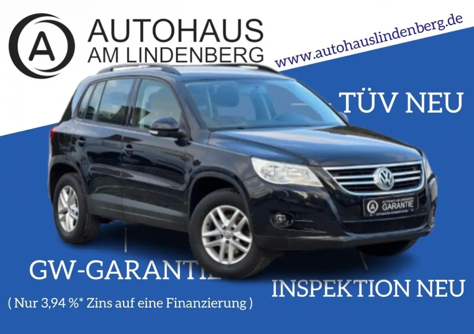 Volkswagen Tiguan Trend & Fun*134.000KM*KLIMA*SHZ*PDC*2.H Schwarz - 1