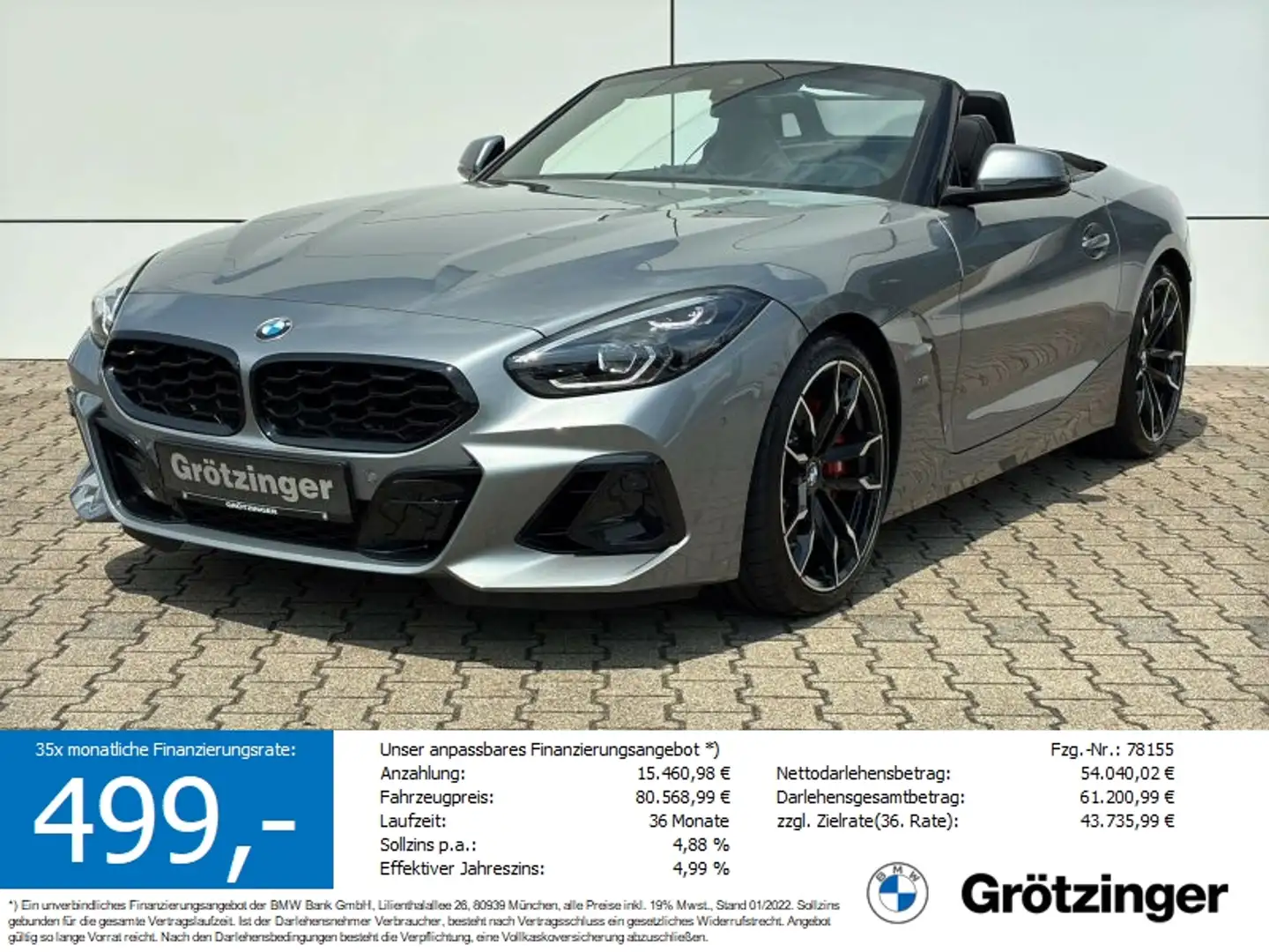 BMW Z4 M 40I Gris - 1