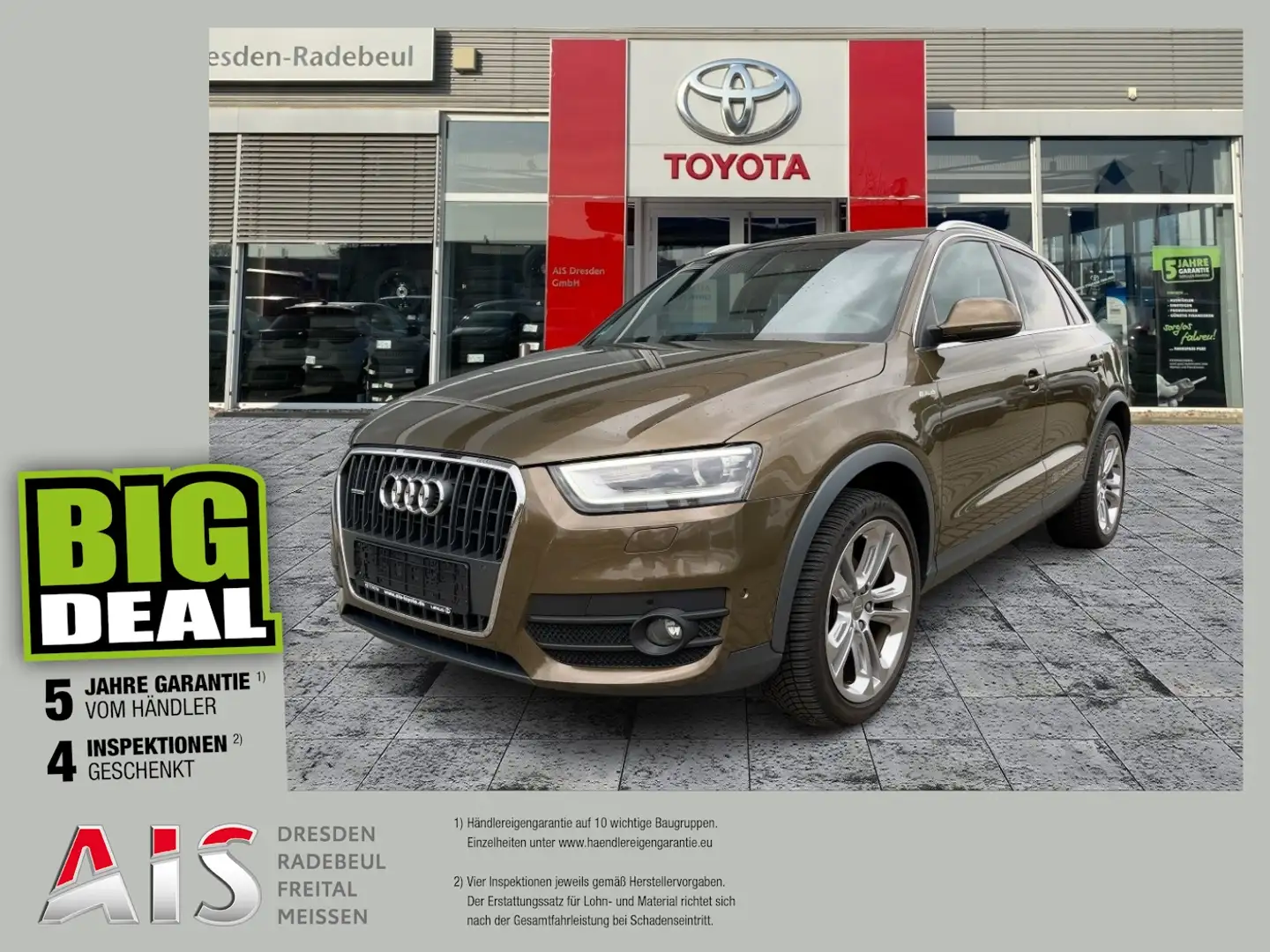 Audi Q3 2.0 quattro TFSI Schiebedach*Navi*DAB*PDC Коричневый - 1
