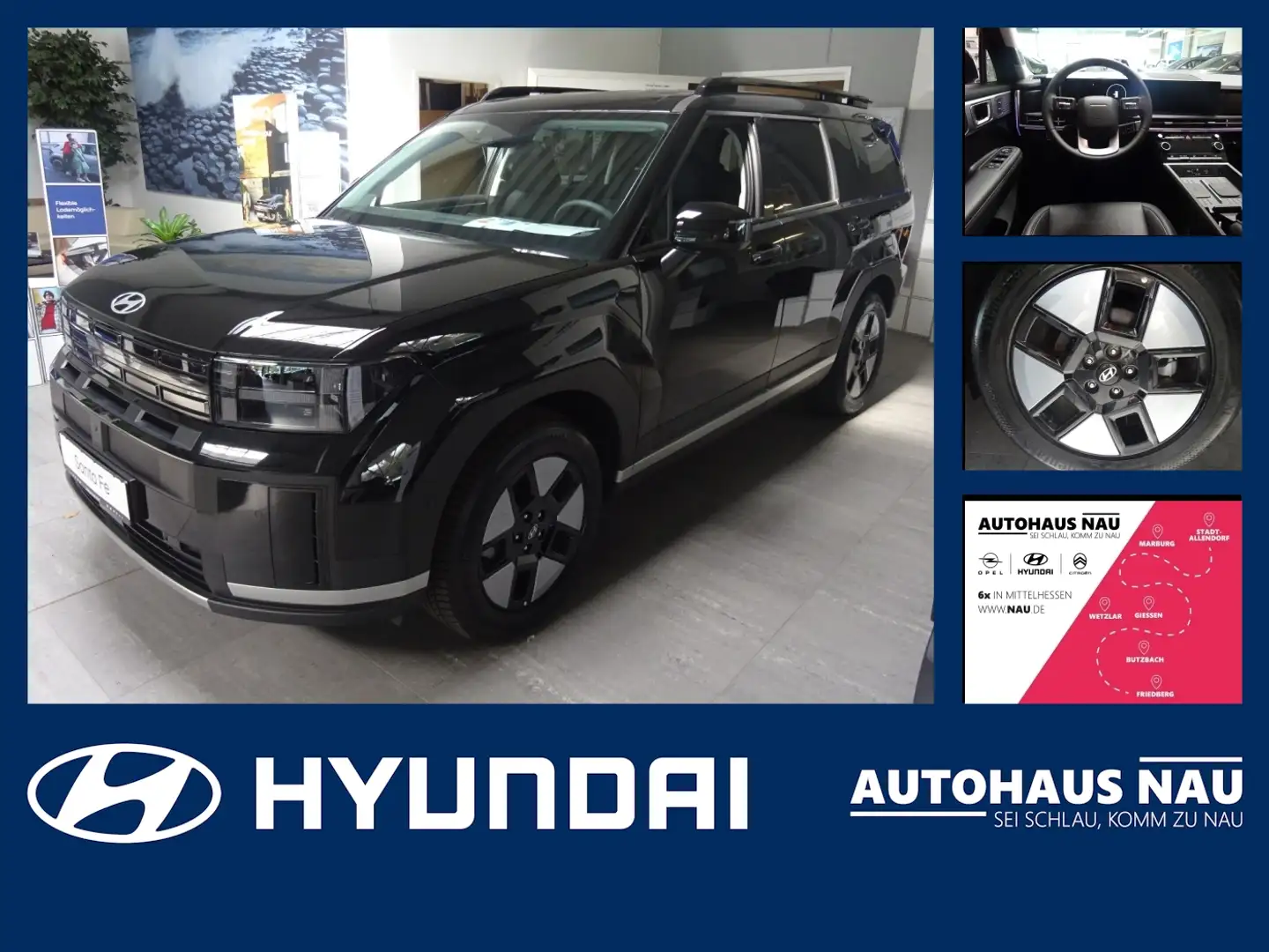 Hyundai SANTA FE 1.6 5-Sitzer T-GDI Intro Schwarz - 1