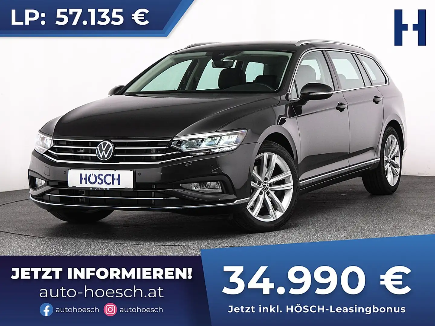 Volkswagen Passat Variant Elegance 2.0 TDI Aut. WIE NEU-39% Grau - 1