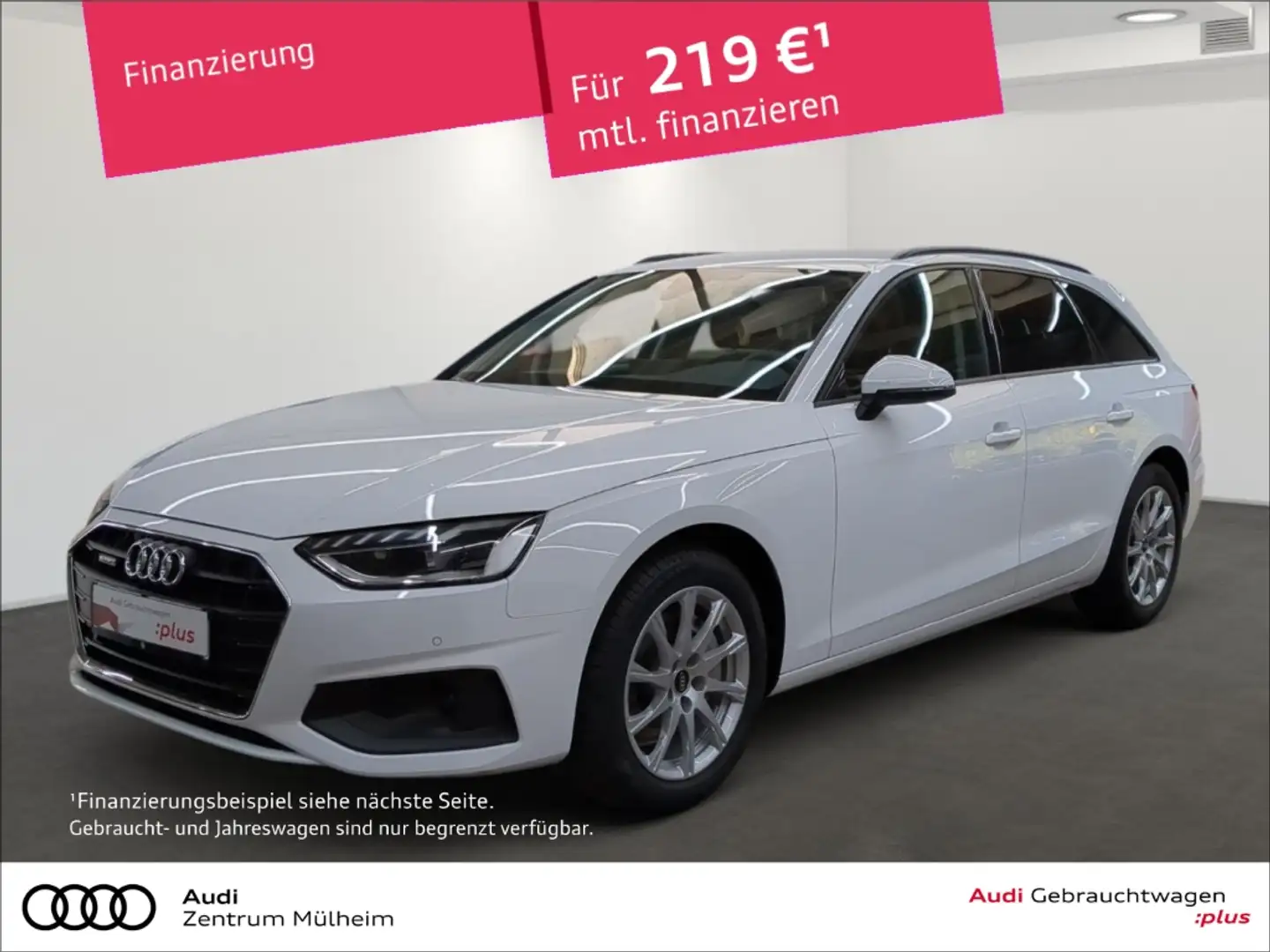 Audi A4 Avant 40 TFSI quattro Navi LED virtual ACC Weiß - 1