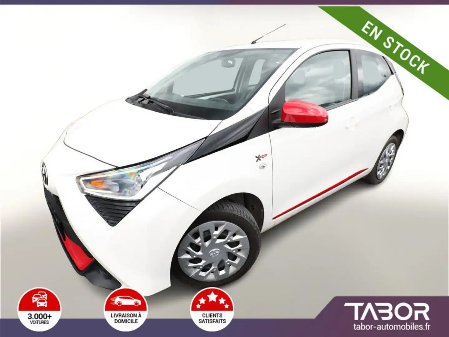 Toyota Aygo 1.0 72 x-Play Cam DAB SafetyS Clima Blanc - 1