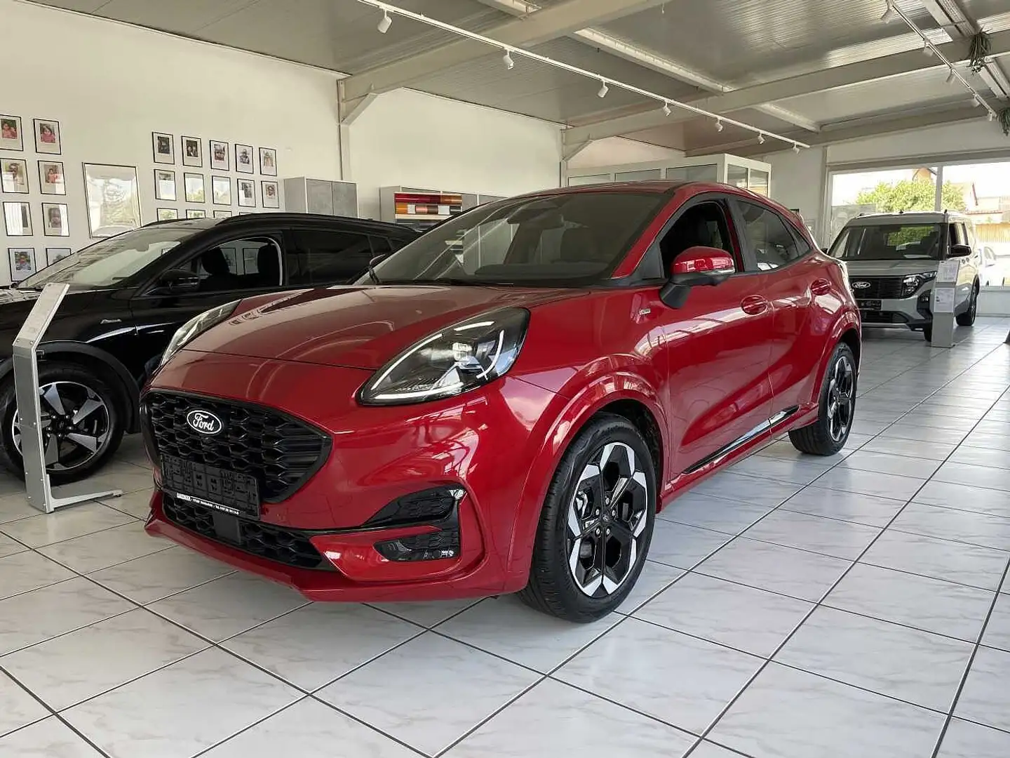 Ford Puma ST-LINE X Hybrid Automatik, NP 40.890+5 JAHRE GARA Rouge - 1