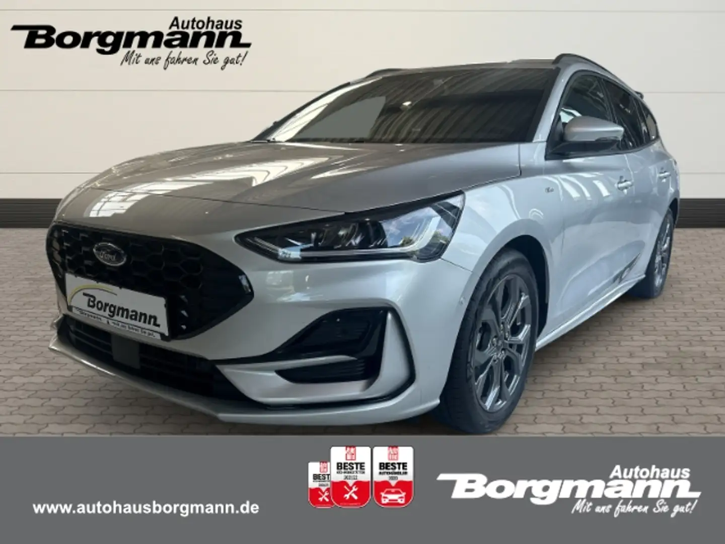 Ford Focus Turnier ST-Line X 1.0 EcoBoost Mild-Hybrid EU6d 20 Silber - 1