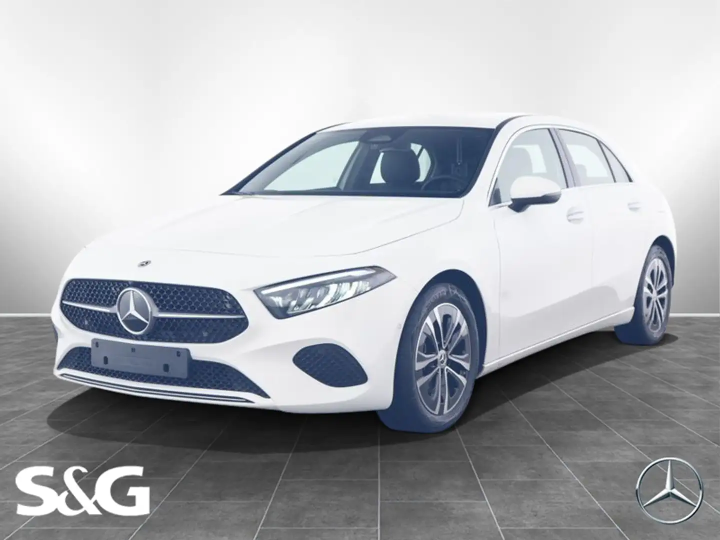 Mercedes-Benz A 180 Kompaktlimousine progressive RüKam+LED Weiß - 1