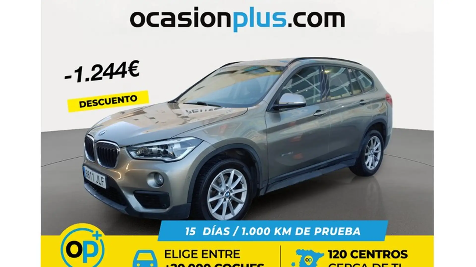 BMW X1 sDrive 18dA Argent - 1