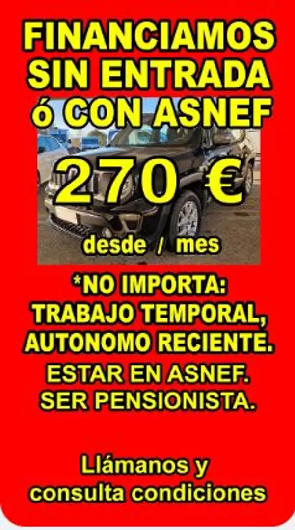 Jeep Renegade Renegade1.3 PHEV Limited 4x4 Aut. 190 Negro - 1