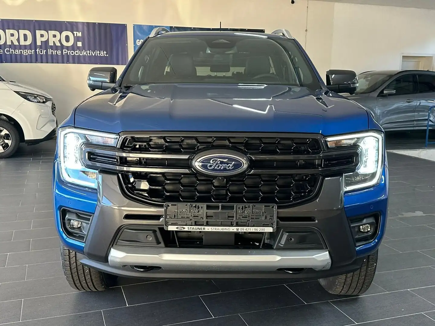 Ford Ranger Wildtrak 3.0 EcoBlue DoKa*360°*ROLLO*iACC Bleu - 2