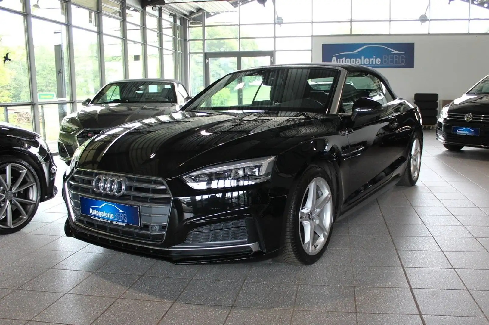 Audi A5 Cabrio 40 TDi S-tr. S line LED Virtual DAB Schwarz - 1
