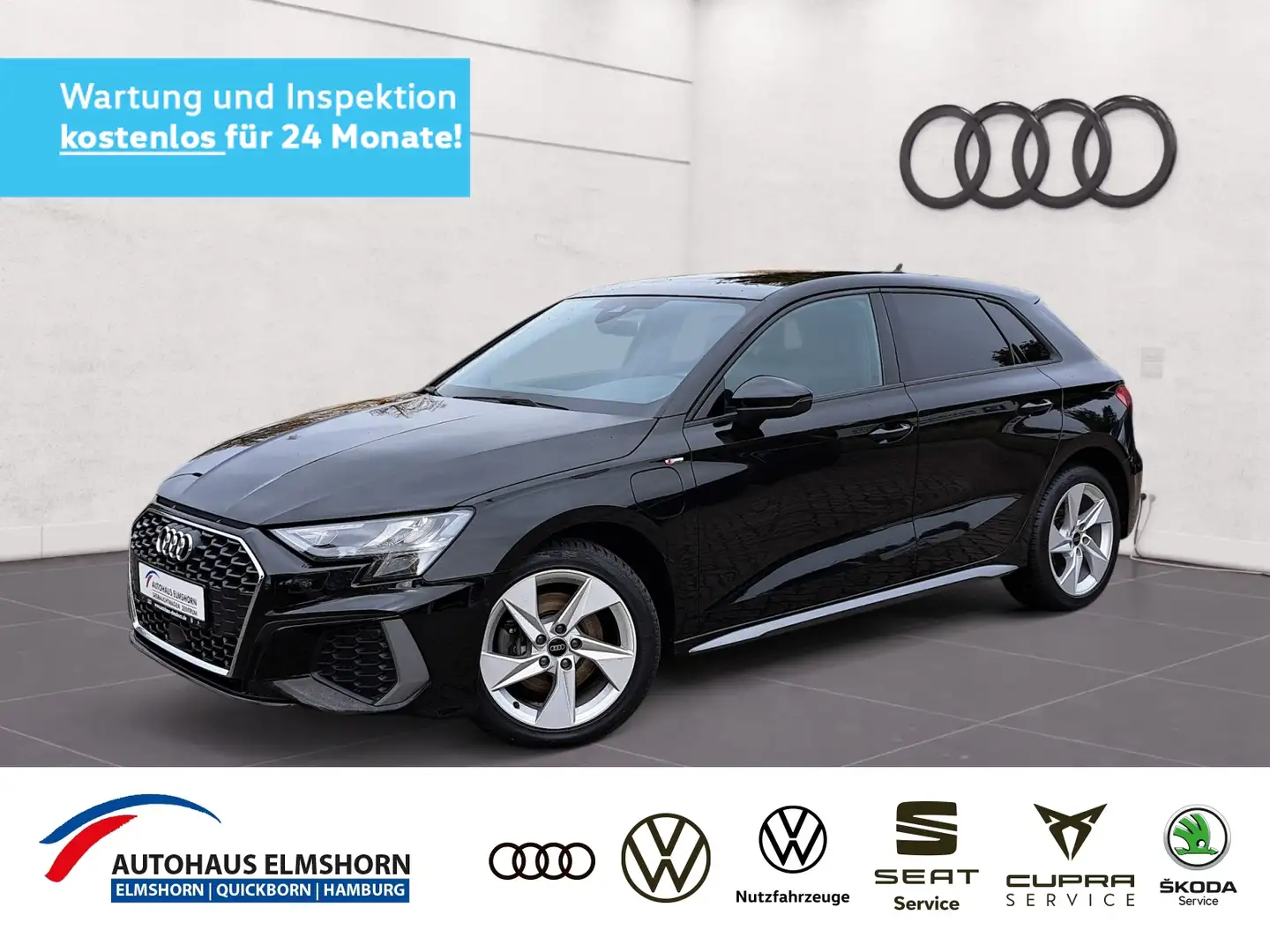 Audi A3 Sportback S line 40 TFSIe S tronic PANO APP KAM G Schwarz - 1