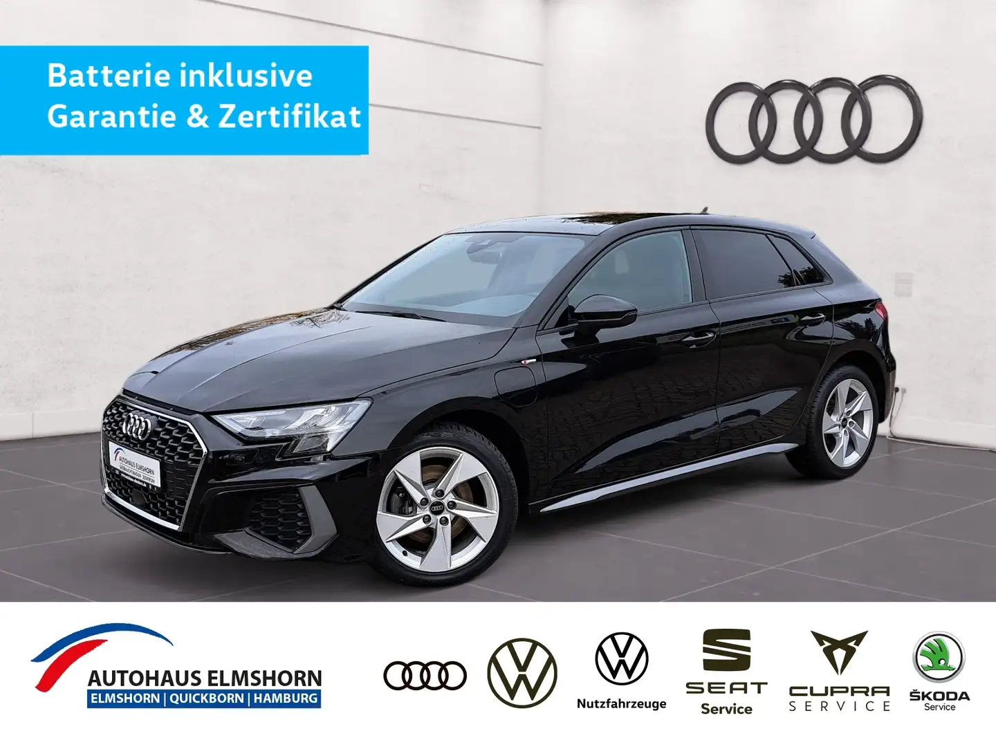 Audi A3 Sportback S line 40 TFSIe S tronic PANO APP KAM G Schwarz - 1