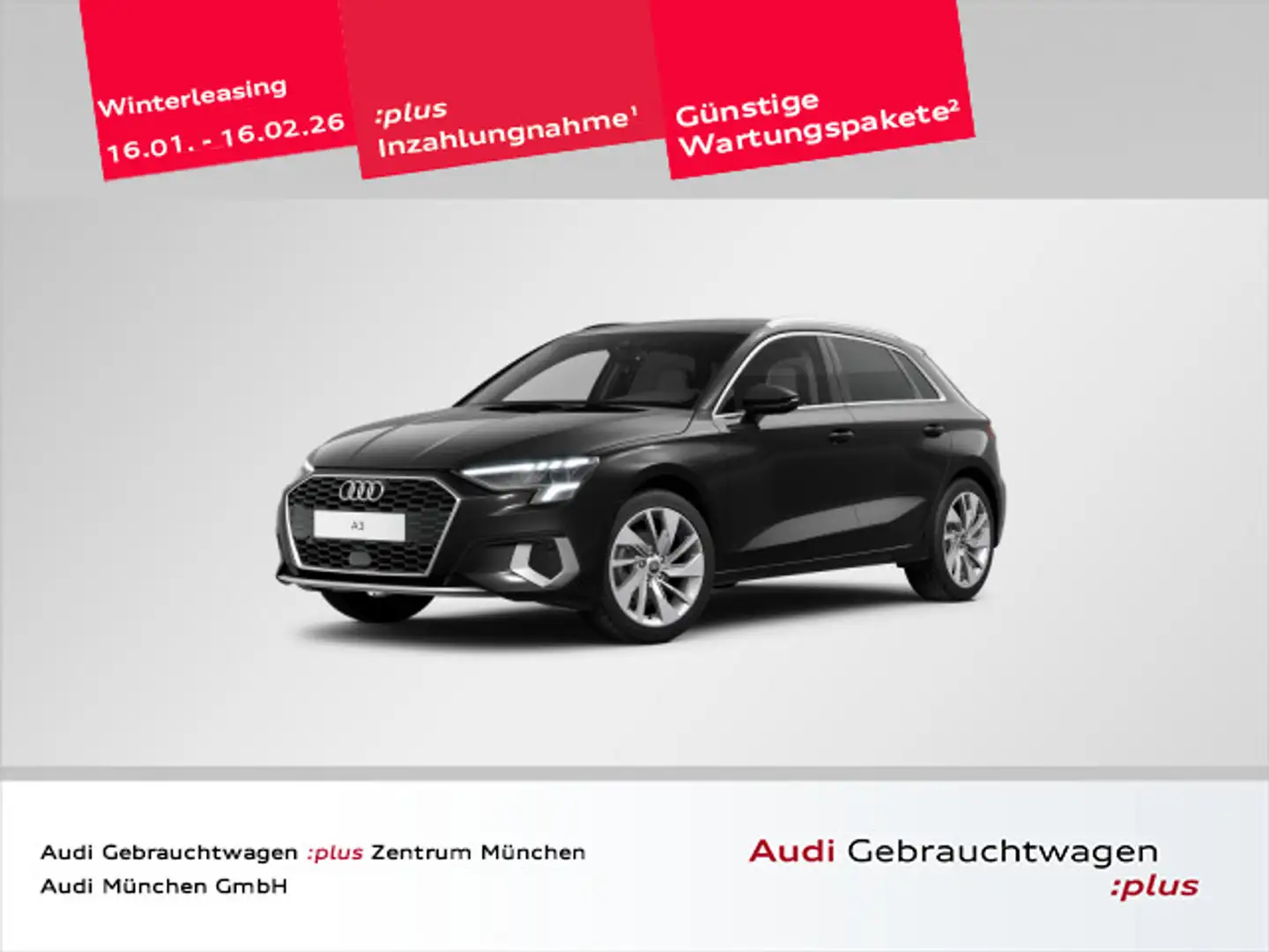 Audi A3 35 TDI S tronic advanced Navi+/AHK/ Schwarz - 1