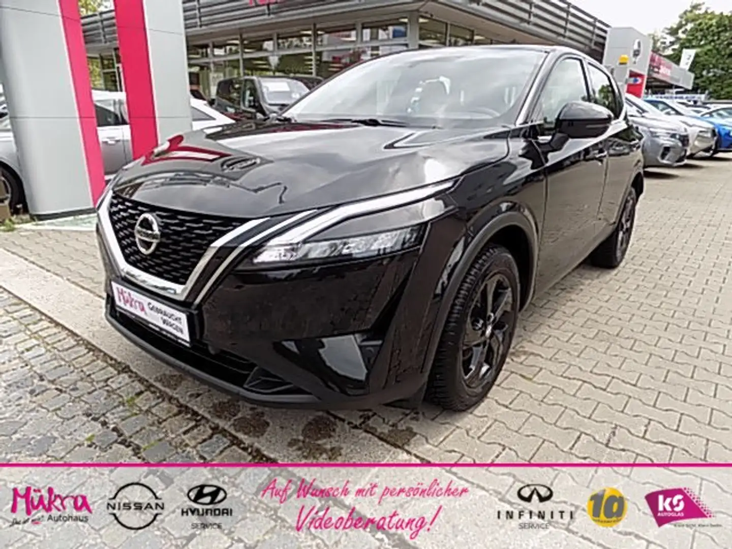 Nissan Qashqai Acenta 1.3 DIG-T MHEV 158 PS Xtronic 8-fach Acenta Zwart - 1