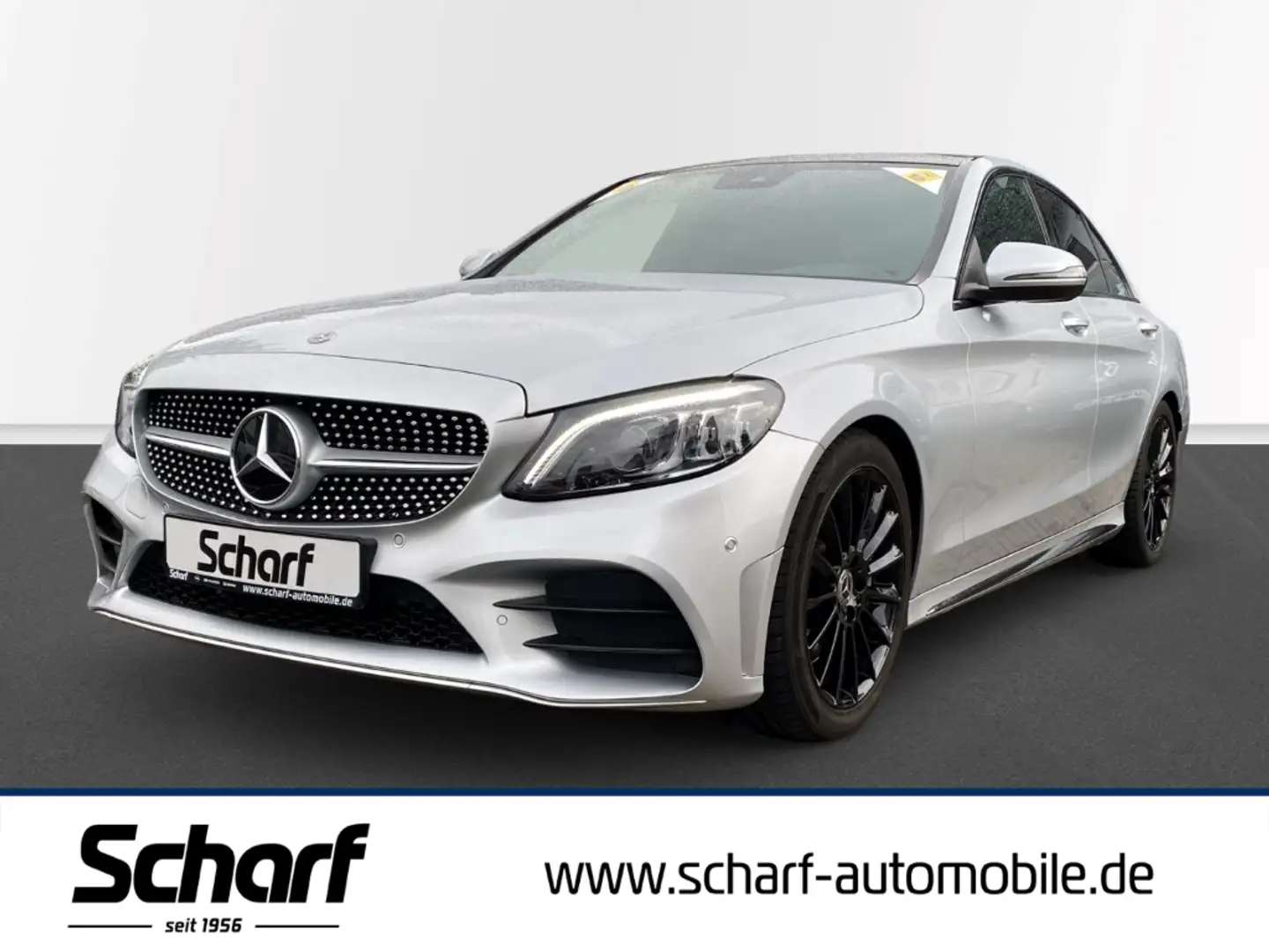 Mercedes-Benz C 400 AMG Line 4Matic Navi LED Blendfreies Fernl. Stříbrná - 1