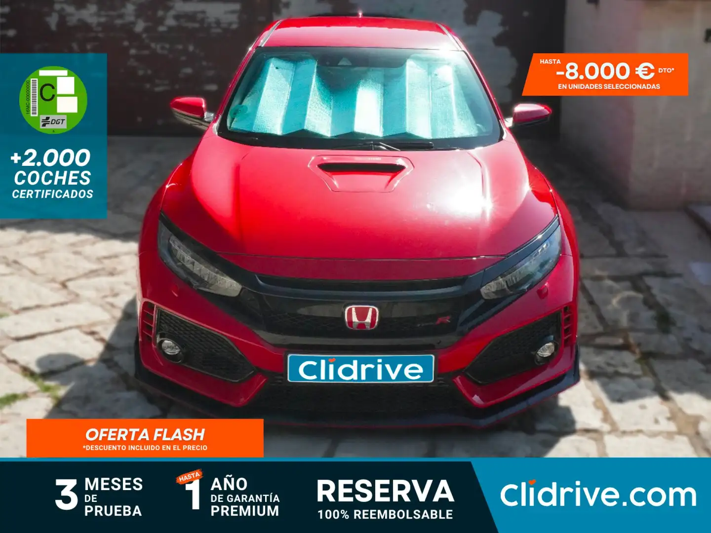 Honda Civic 2.0 VTEC Turbo Type R S Orange - 1
