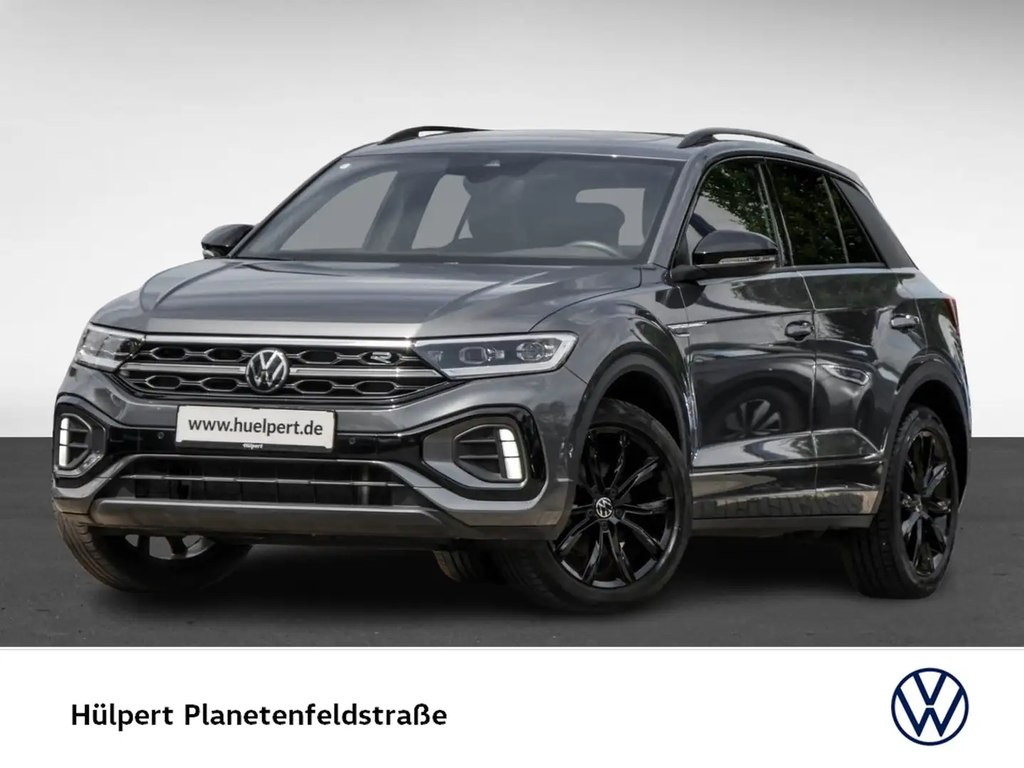 Volkswagen T-Roc 1.5 R-LINE BLACK STYLE LEDER PANO CAM LM18 Gris - 1