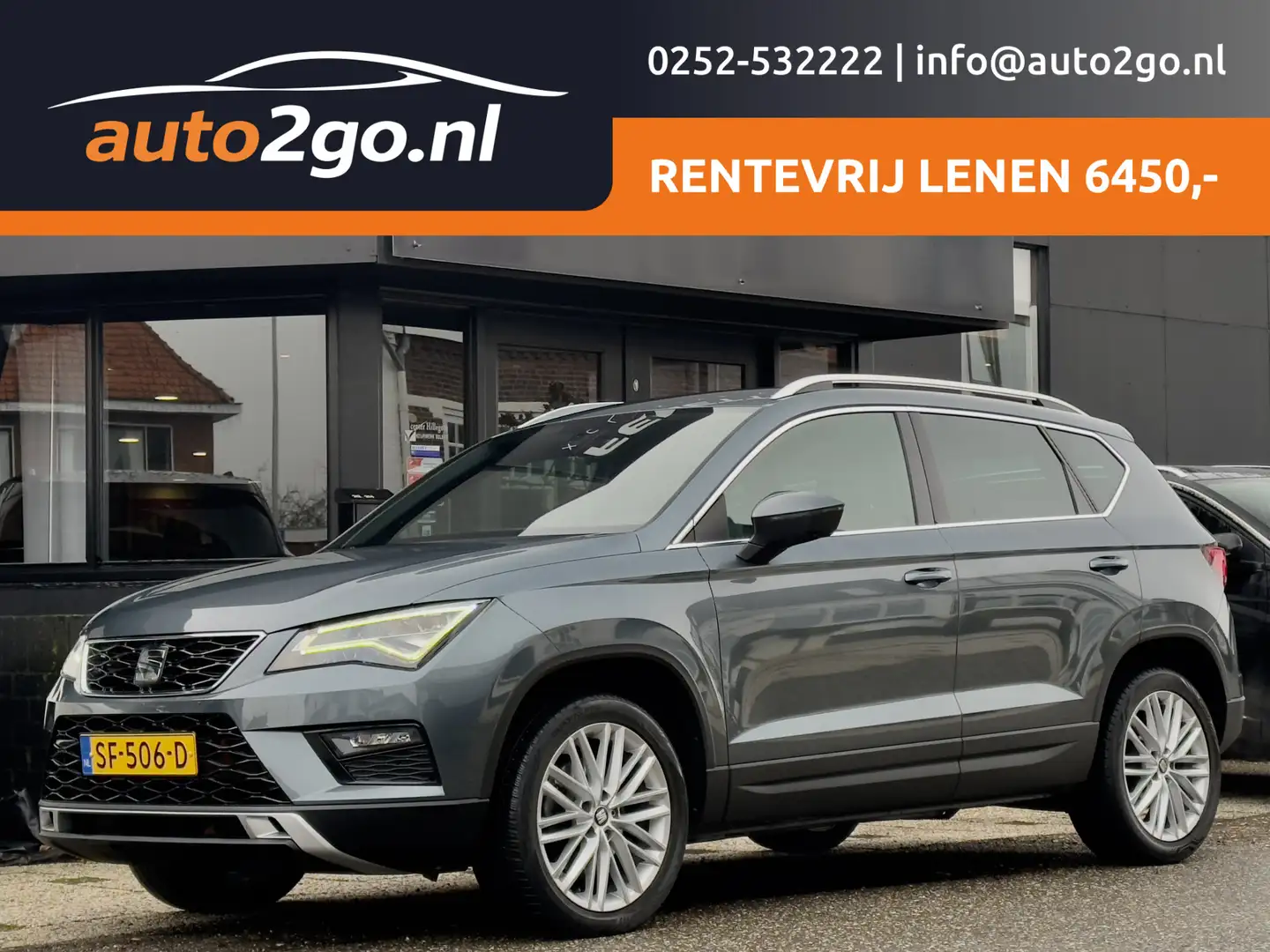 SEAT Ateca 1.4 ECO TSI XCELLENCE 150PK NAVI CAMERA360 LED LMV Gris - 1