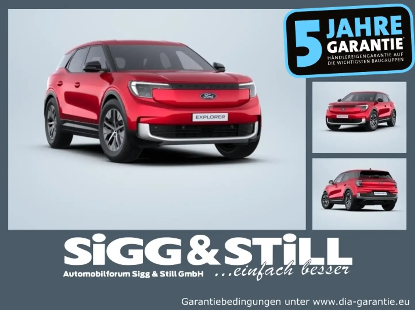 Ford Explorer Premium BEV **NEUES MODELL** NAVI*360° Красный - 1