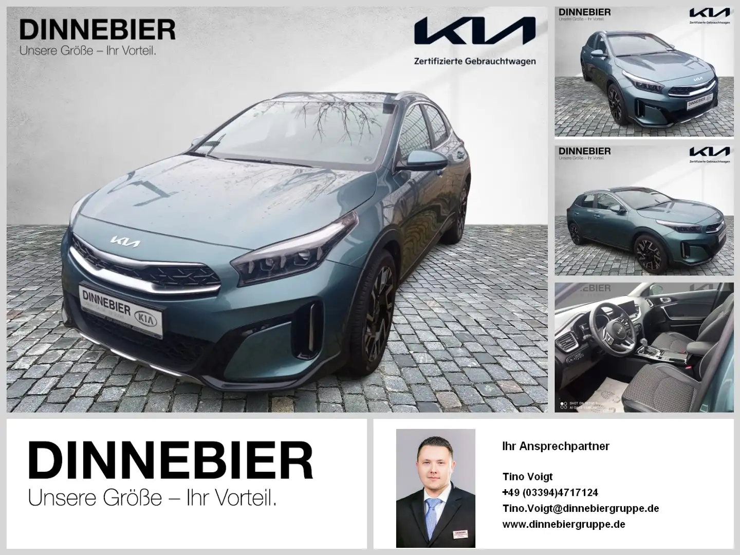 Kia XCeed 1.5T Spirit LED+Kamera+Navigation+SHZ Gris - 1