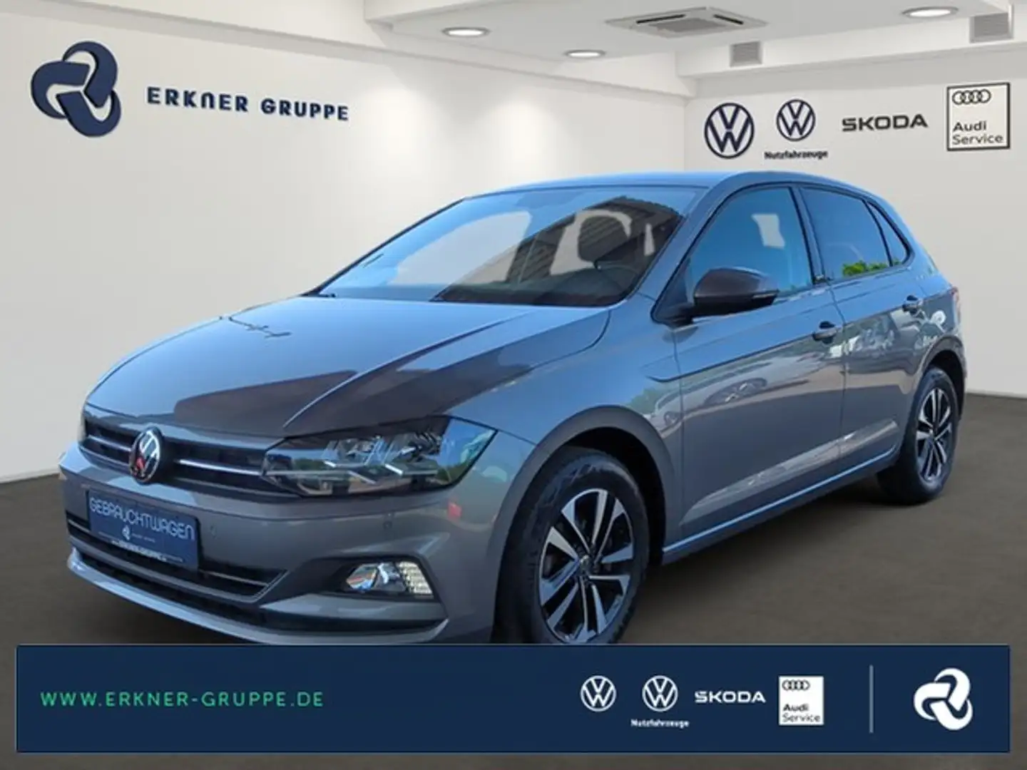 Volkswagen Polo 1.0TSI United APP-CONNECT+SITZHZG+++ Grey - 1