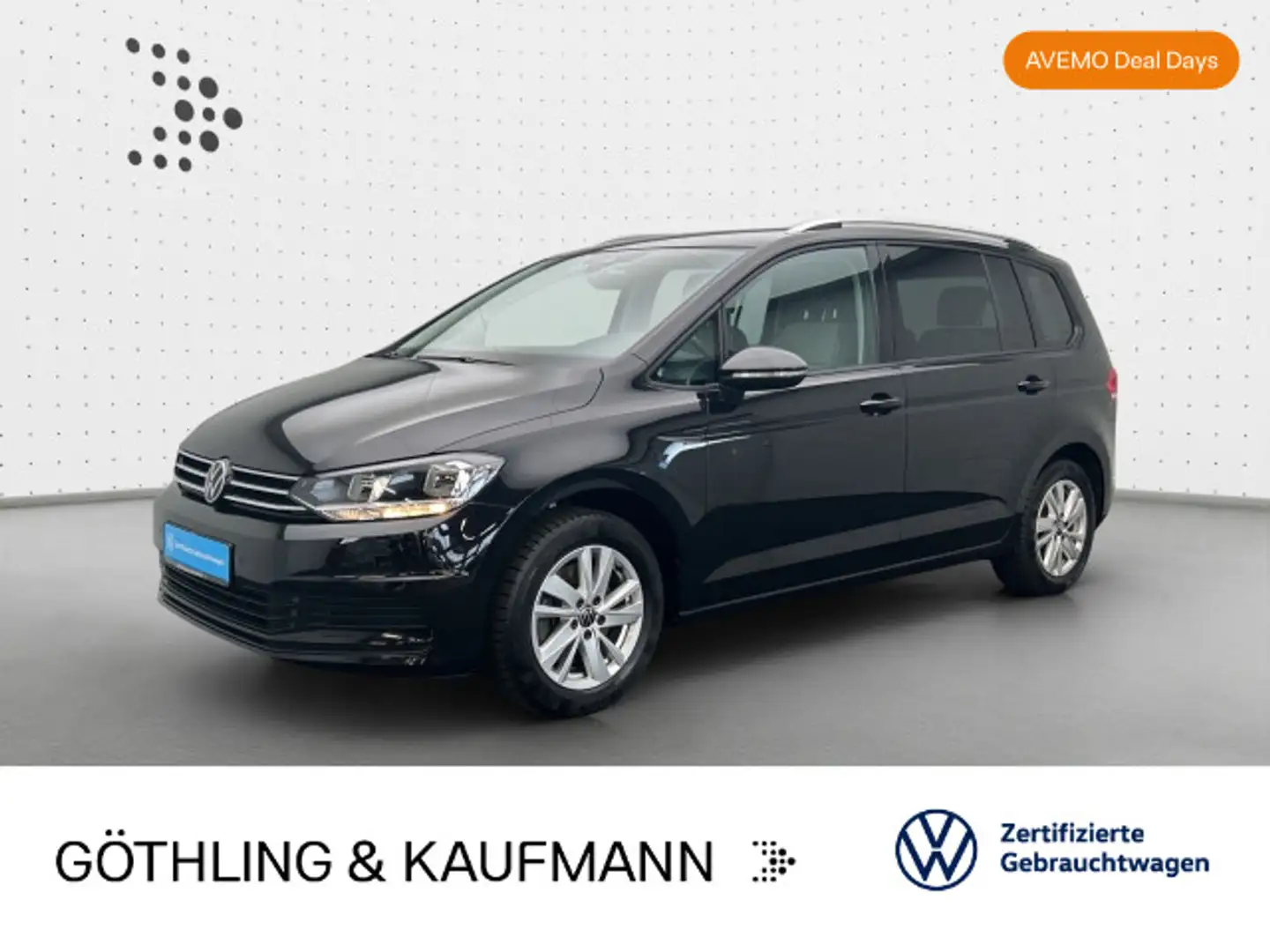 Volkswagen Touran 1.5 TSI DSG Comfortline*AHK*KAM*7Sitzer* Negro - 1
