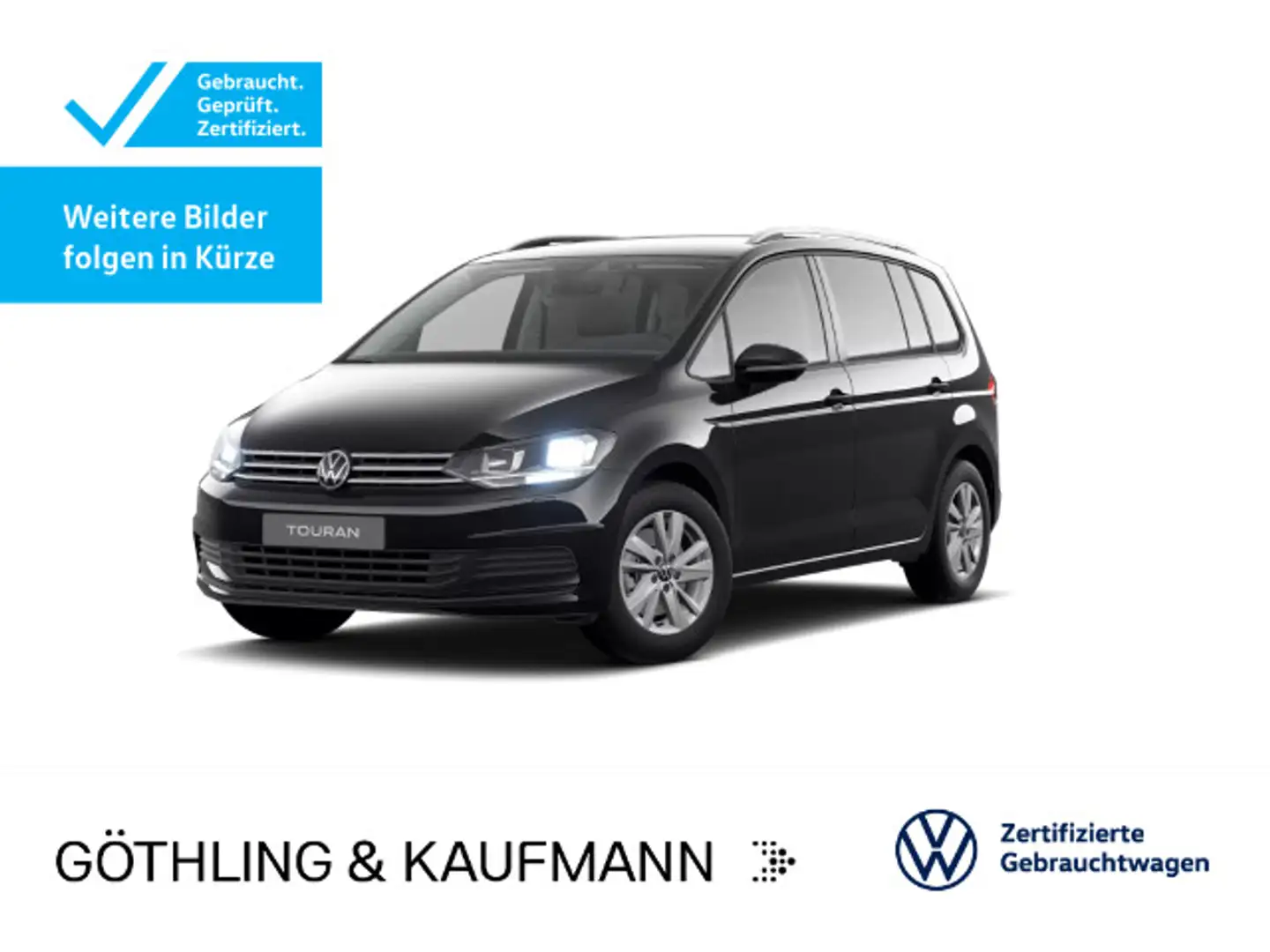 Volkswagen Touran Comfortline 1.5 TSI 110kW*DSG*AHK*KAM*7Si Schwarz - 1