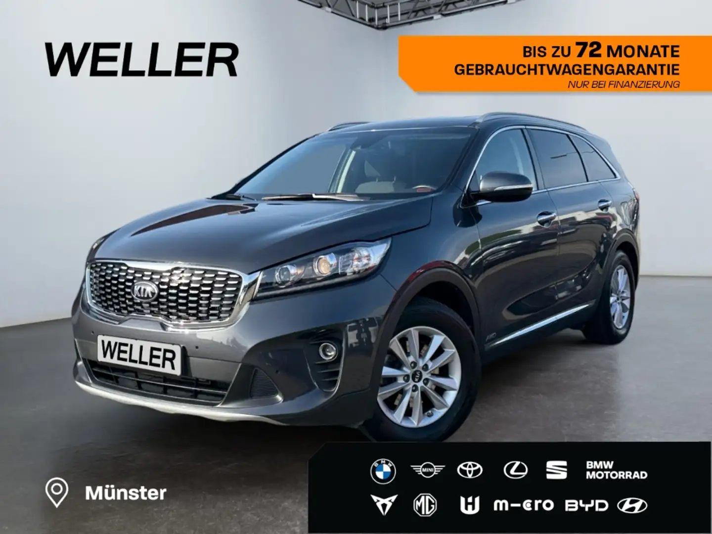 Kia Sorento 2.2 CRDi AWD Edition 7 *Kamera*4xSHZ*PDC* Gris - 1