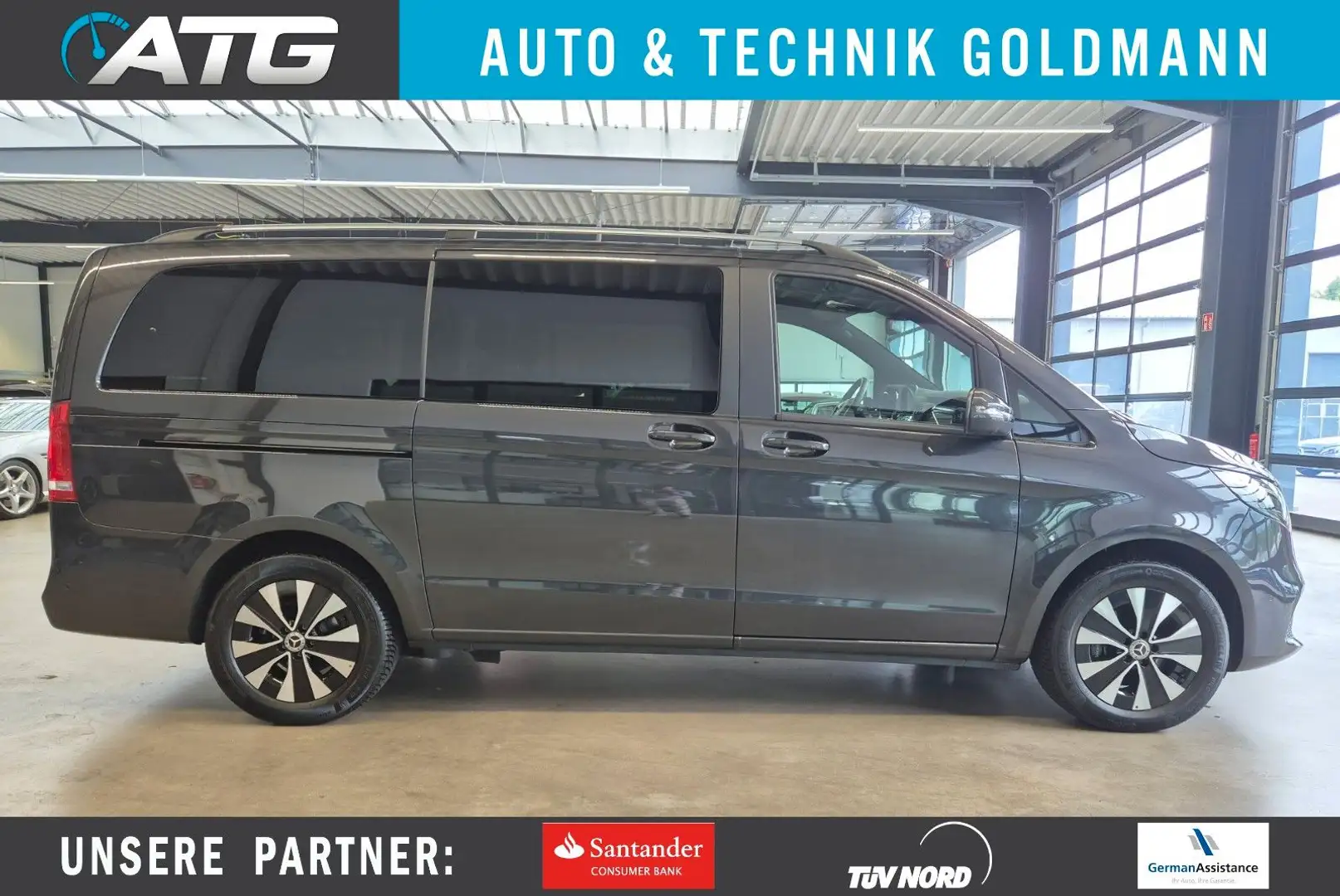 Mercedes-Benz V 300 d 4M LANG LEDER PANO BURMESTER 360 STANDHZ Grau - 1