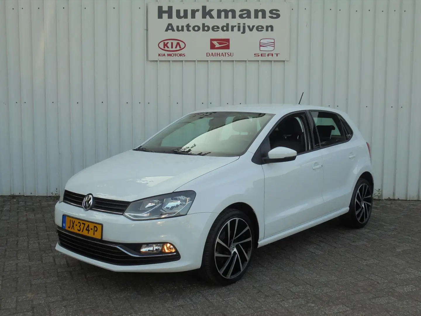 Volkswagen Polo 1.0 TSI 5DRS NL AUTO MET 58.689 KM! AIRCO Wit - 1