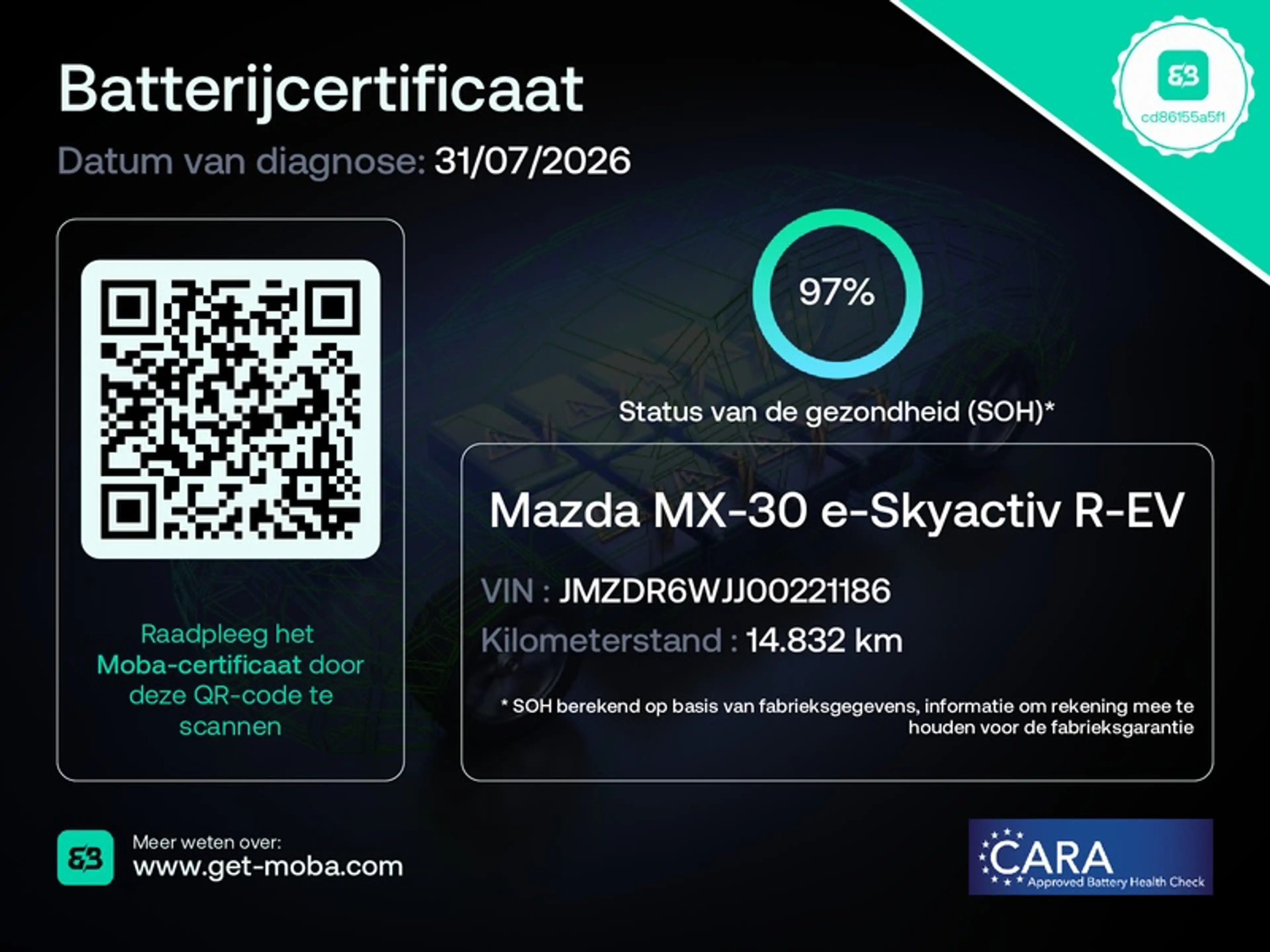 Mazda MX-30 e-SkyActiv R-EV 170pk Advantage PHEV Plug-in Hybri — photo 7