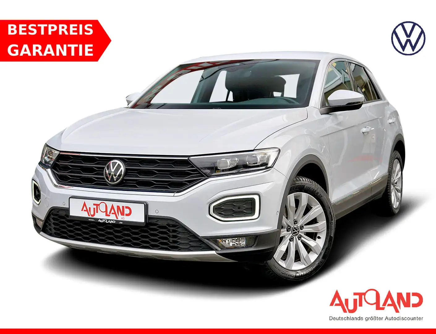 Volkswagen T-Roc 1.5 TSI Sport LED Navi ACC Kamera DAB PDC Blanc - 1