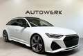 Audi RS6 RS 6 Avant 4.0 TFSI QUATTRO*H&R*PANO*SCHALE* Wit - thumbnail 1