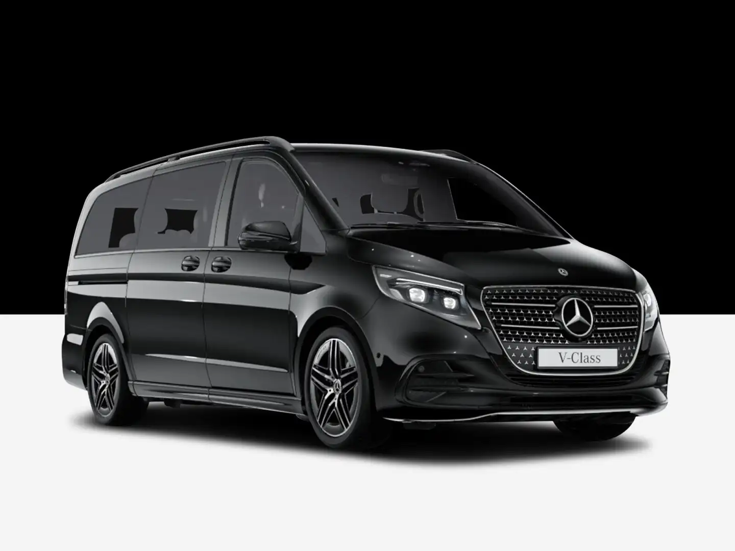 Mercedes-Benz V 300 V 300 d 4MATIC EXCLUSIVE Lang  AMG Line/Basic/Navi Noir - 1